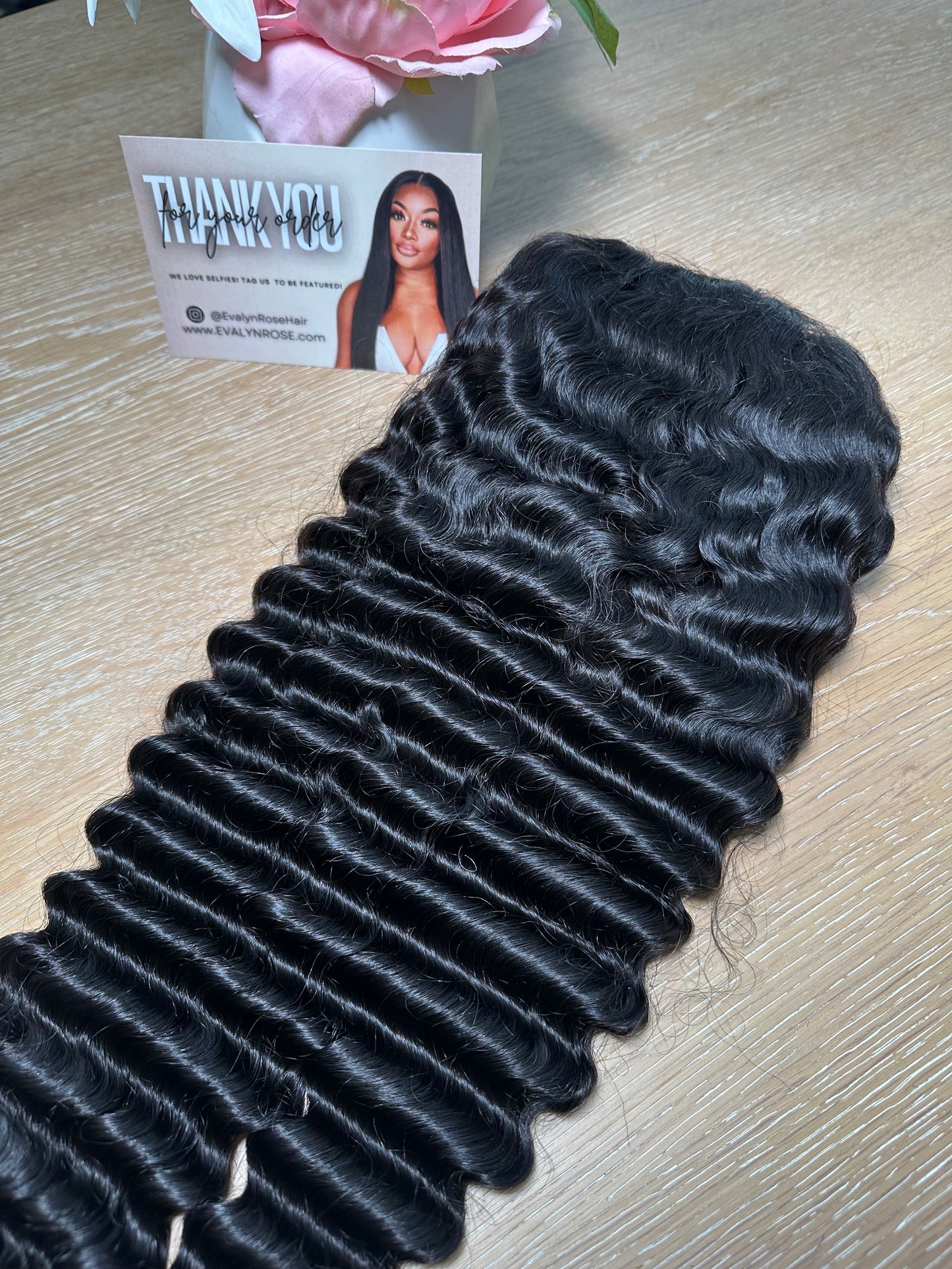 26” DEEP WAVE FRONTAL WIG RTS