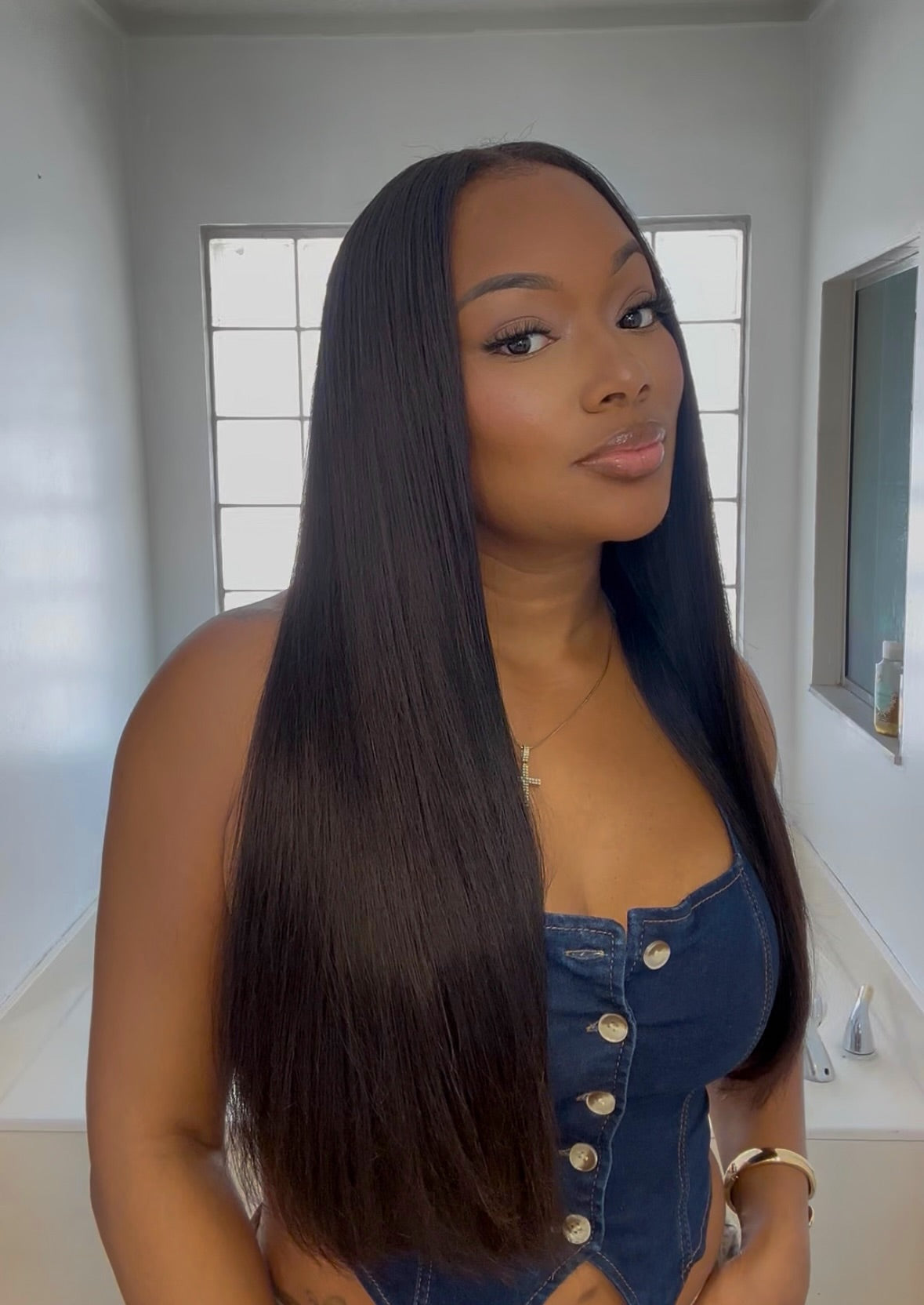 V part wig