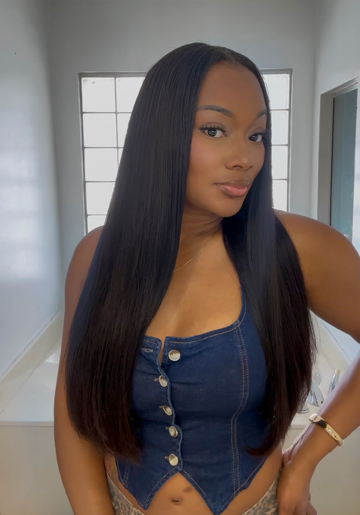 V part wig