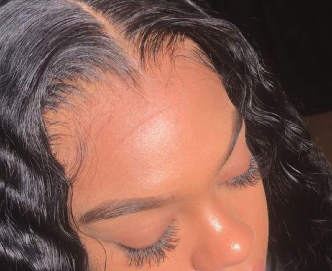 Lace frontal outlet up close